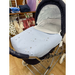 Saco de oche azul empolvado...