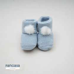 Botitas patuco pompón...