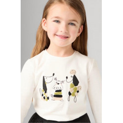 Conjunto camiseta bordados...