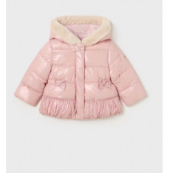 Chaquetón acolchado rosa...