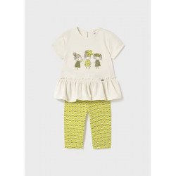 Conjunto camiseta volante y...