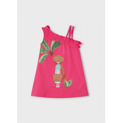 Vestido asimétrico niña...