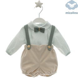 Conjunto blusa y ranita con...