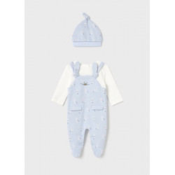 Pelele peto con gorro bebé...