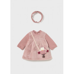 Vestido con diadema y...