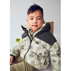 Chaquetón estampado con...