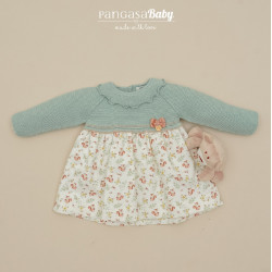 Vestido ardilla verde...