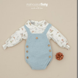 Conjunto blusa y peto Teddy...