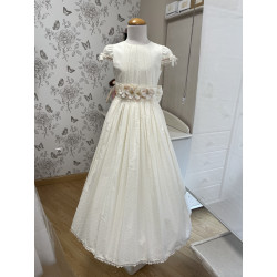 Vestido de Comunión plumeti...