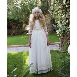 Vestido de Comunión manga...