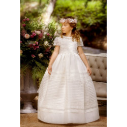 Vestido de Comunión organdí...